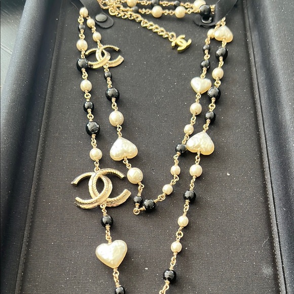 Chanel Gold and Black Women's Necklace - Picture 4 of 4